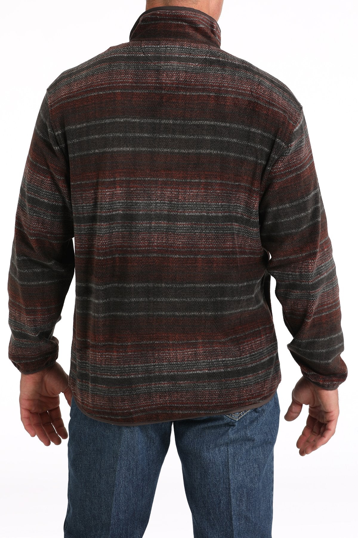 Cinch Mens Fleece Pullover - Brown