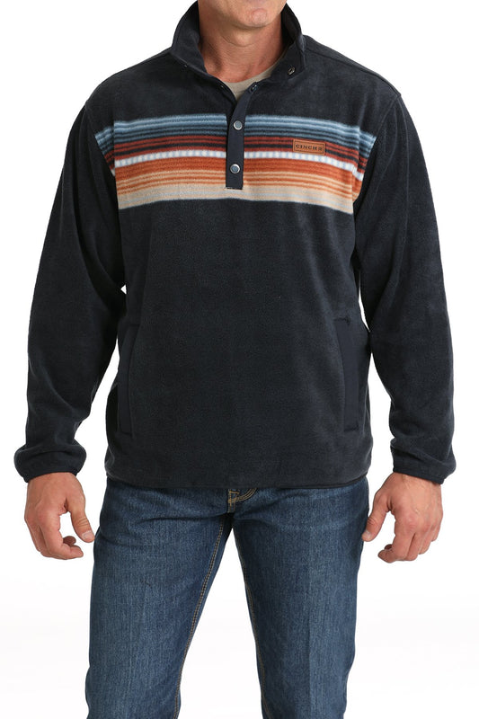 Cinch Mens Fleece Pullover - Navy