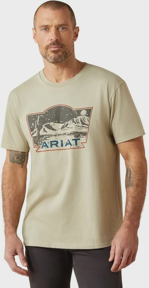 Ariat Mens Stamped Landscape Tee