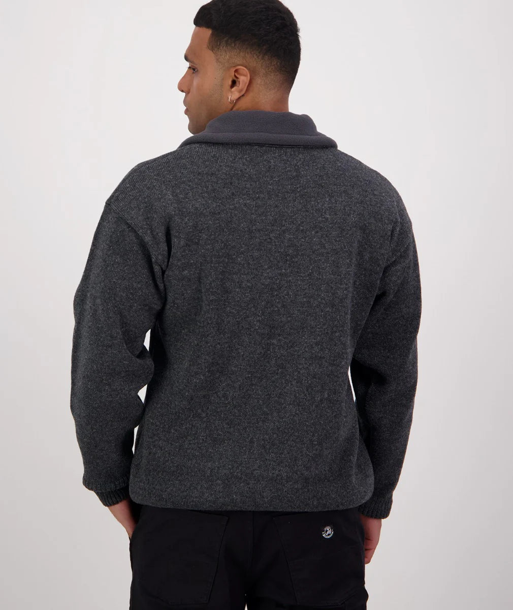 Swanndri Mens Rhino Stormshield Windproof Wool Jumper