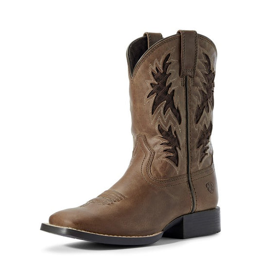 Ariat Kids Cowboy VenTEK Homestead Brown Boots