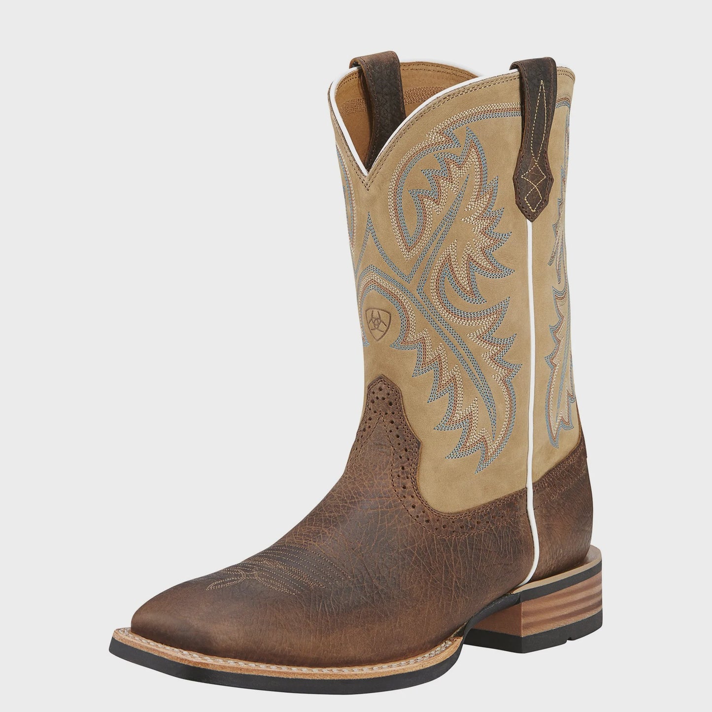 ARIAT Mns Quickdraw ” Wide Square Toe Western Boots”