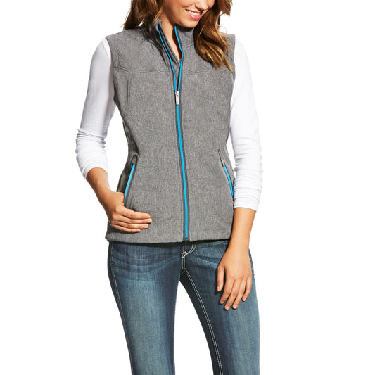 ARIAT Women’s New Team Softshell Vest – Charcoal
