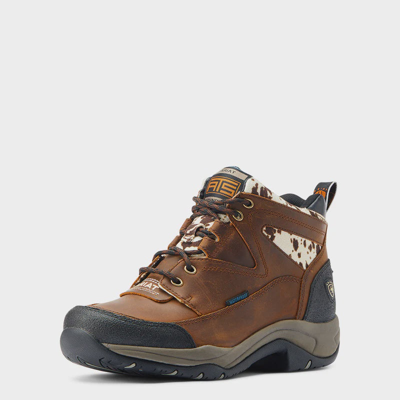 Ariat Pattern Designs Ariat Womens Terrain Speckled Cow Print – All Things Country