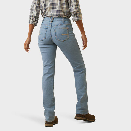 Ariat Wmns  Riveter Rebar Perfect Rise Straight Jeans