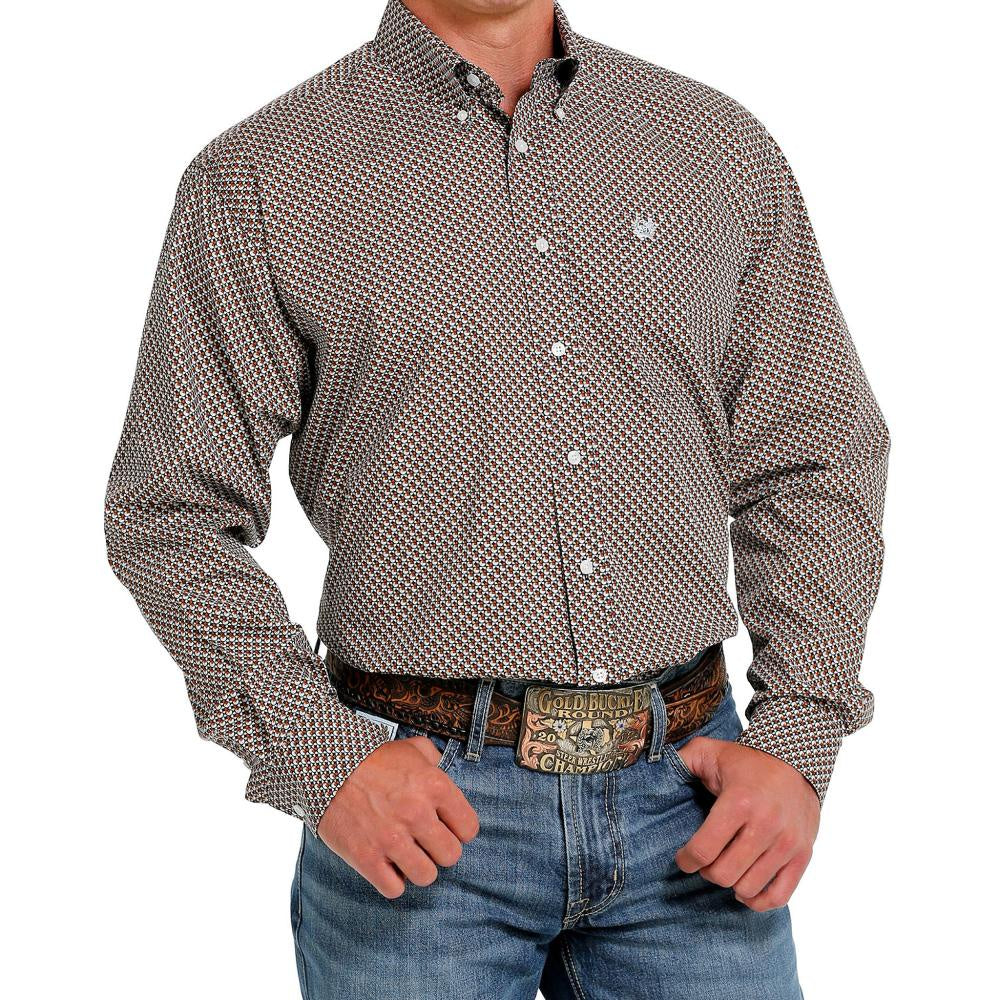 Cinch Mens Gray L/S Shirt