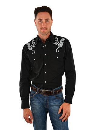 Wrangler Mens Jimmy Embroidered Shirt