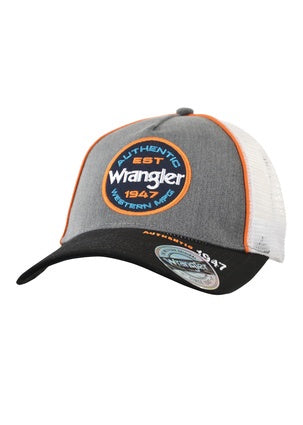 Wrangler Mens Ledger Trucker Cap