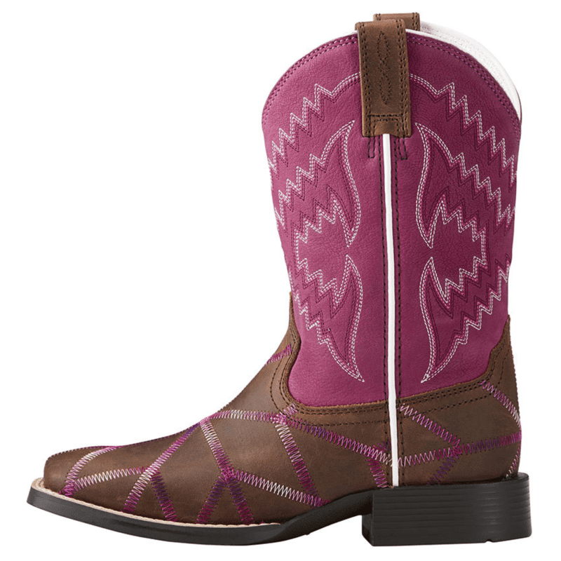 ARIAT Kids Twisted Tycoon” Western Boots”