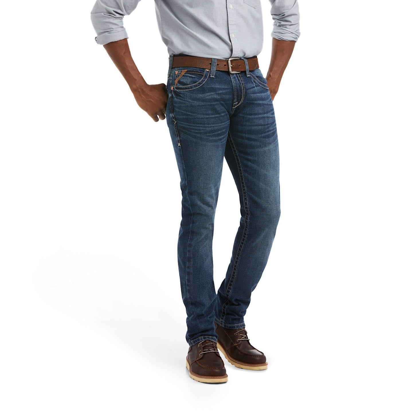 Ariat Mens M8 Modern Slim Stretch Jeans Gage