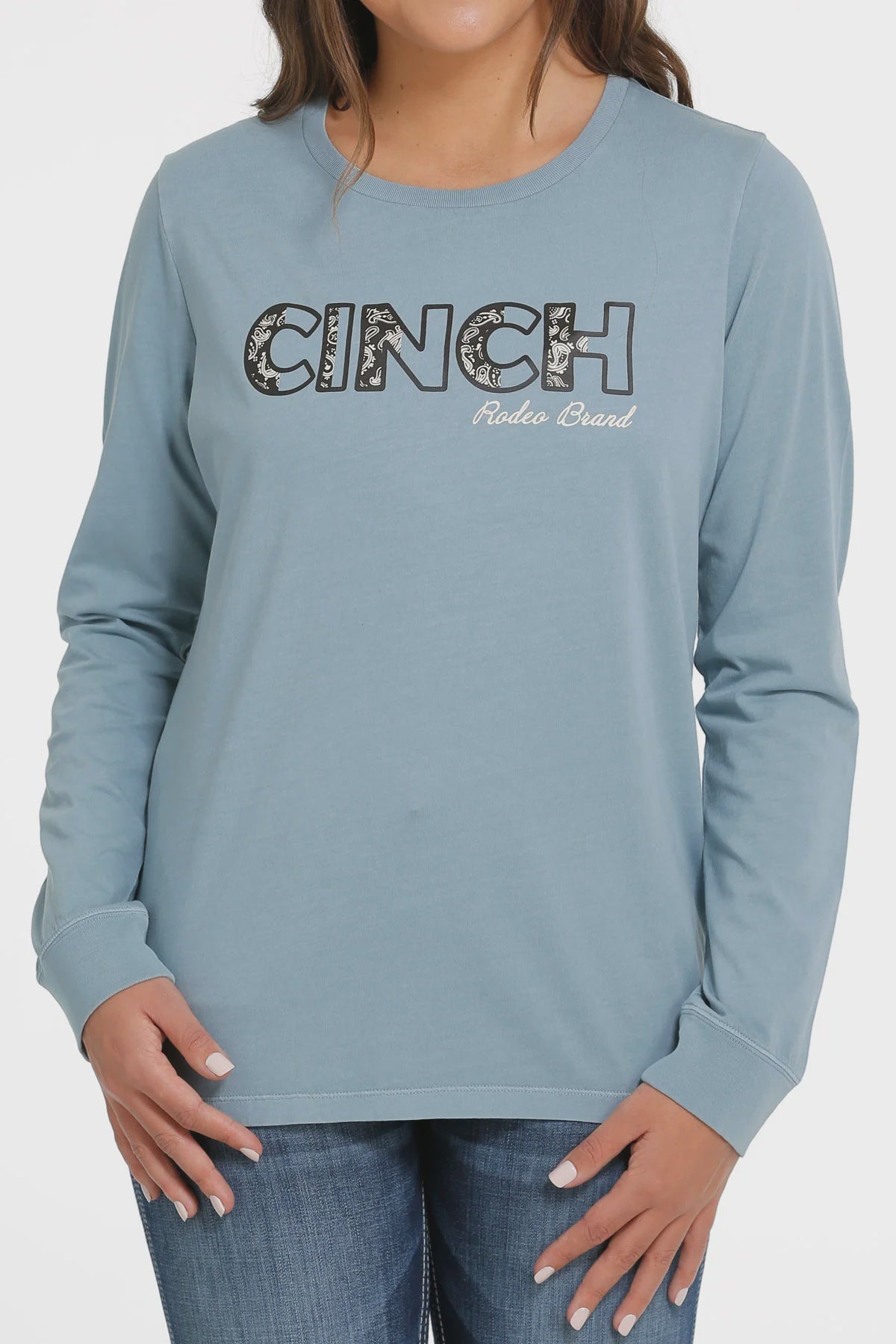 Cinch Wms  L/S T-Shirt