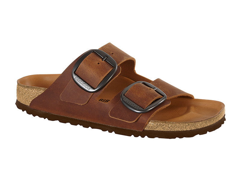 Birkenstock “Arizona Big Buckle” Antique Brown/Cognac