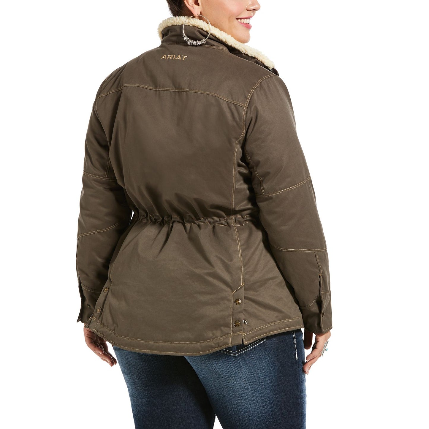 Ariat Women’s REAL Grizzly Utility Jacket Banyan Bark