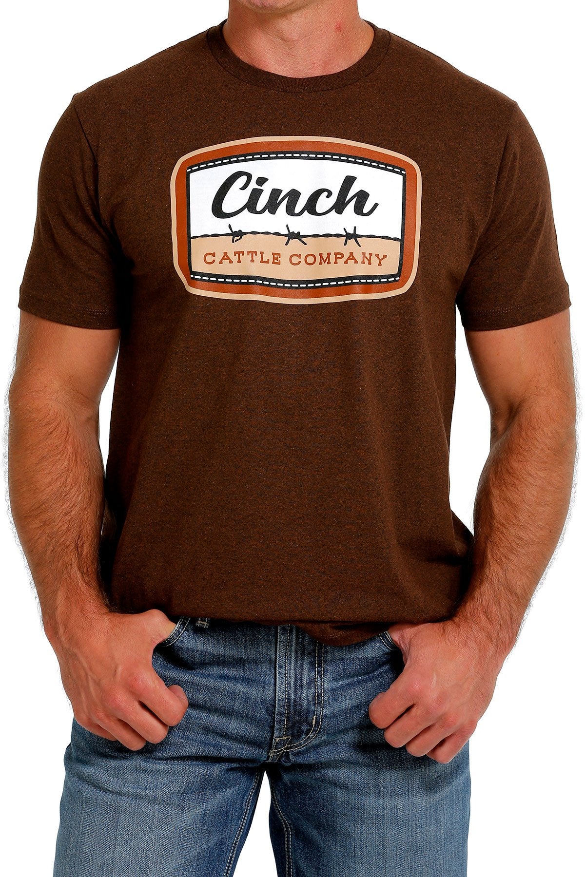 Cinch Mens S/S Cattle Outpost T-Shirt